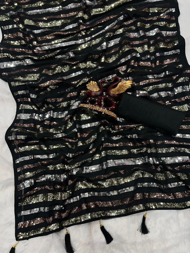 Aura Creation Designer Georgette Saree