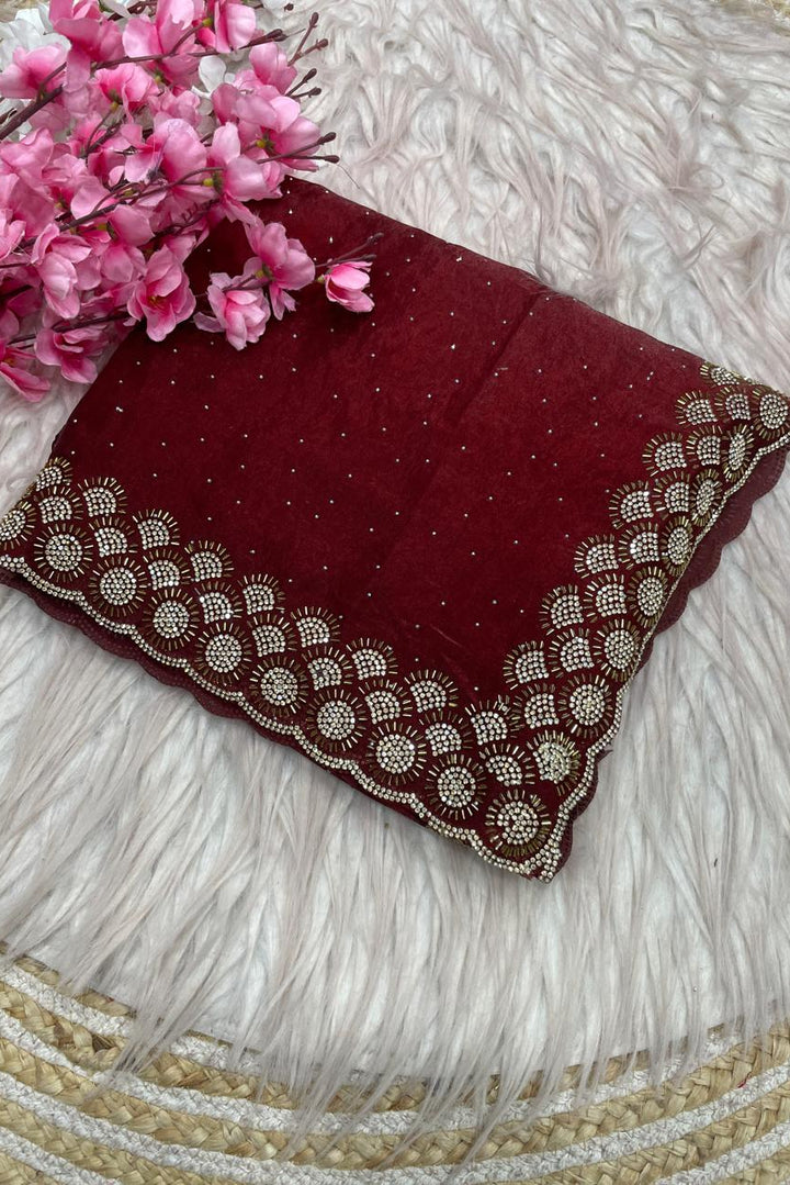 Grace Bloom Designer Space Silk Saree