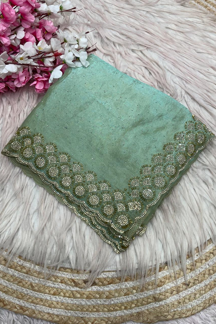 Grace Bloom Designer Space Silk Saree