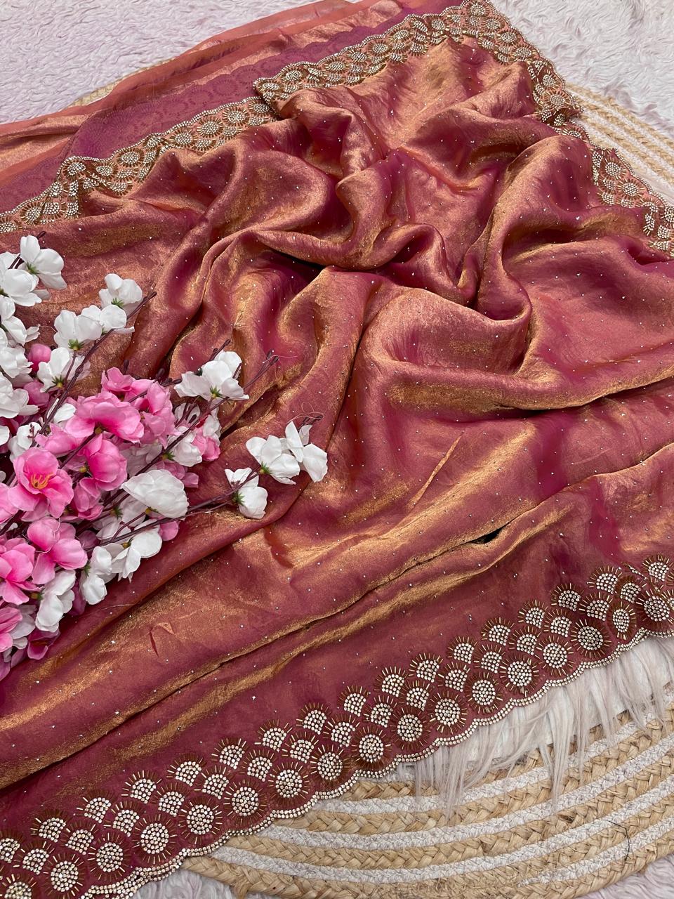 Grace Bloom Designer Space Silk Saree