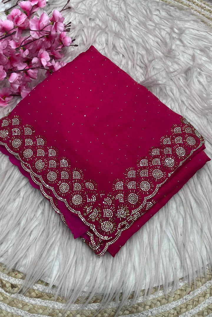 Grace Bloom Designer Space Silk Saree