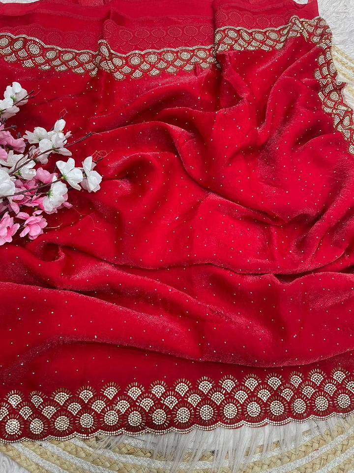 Grace Bloom Designer Space Silk Saree