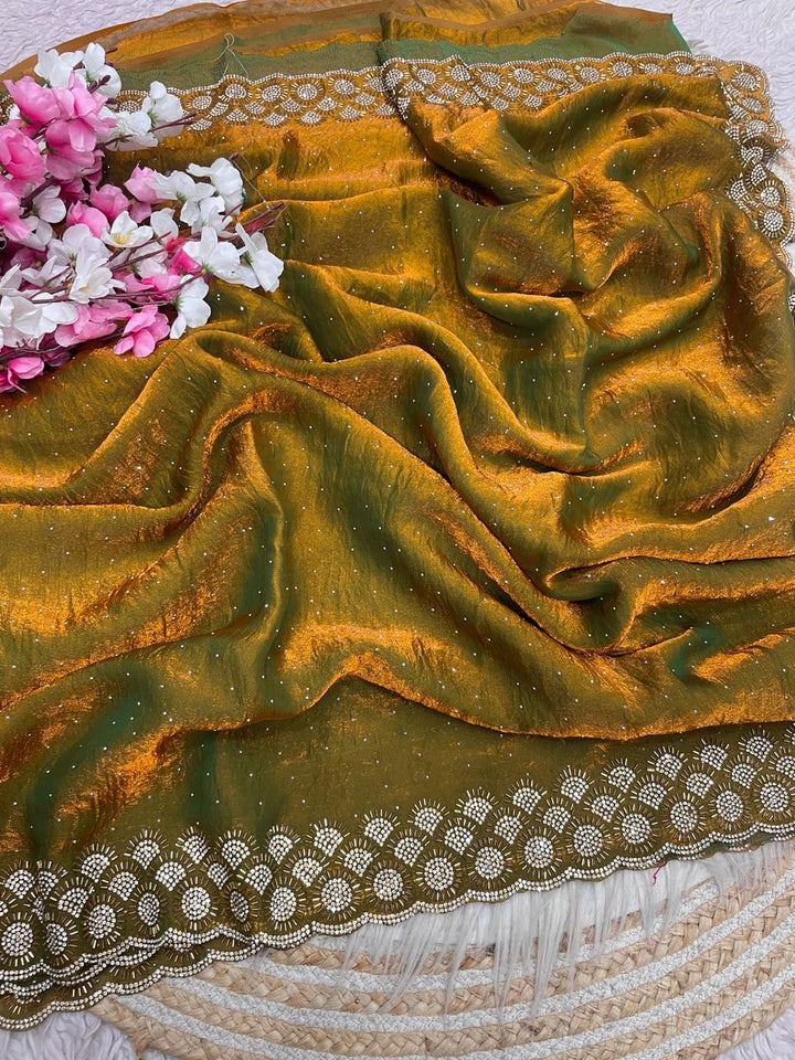Grace Bloom Designer Space Silk Saree