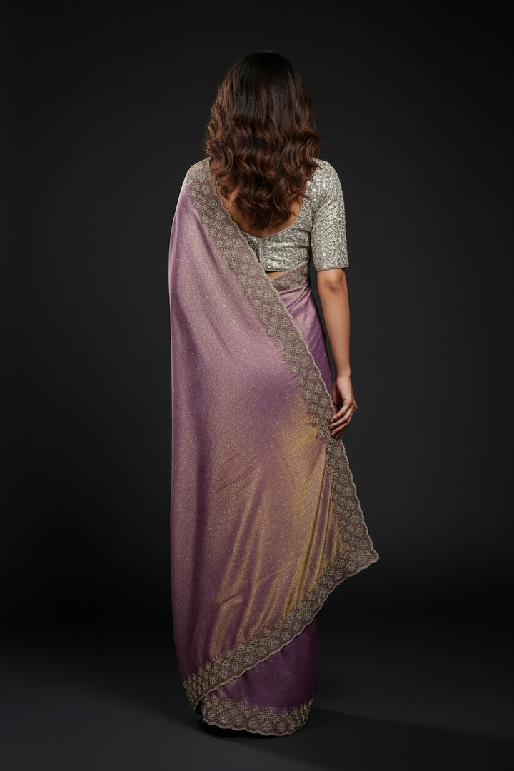 Grace Bloom Designer Space Silk Saree