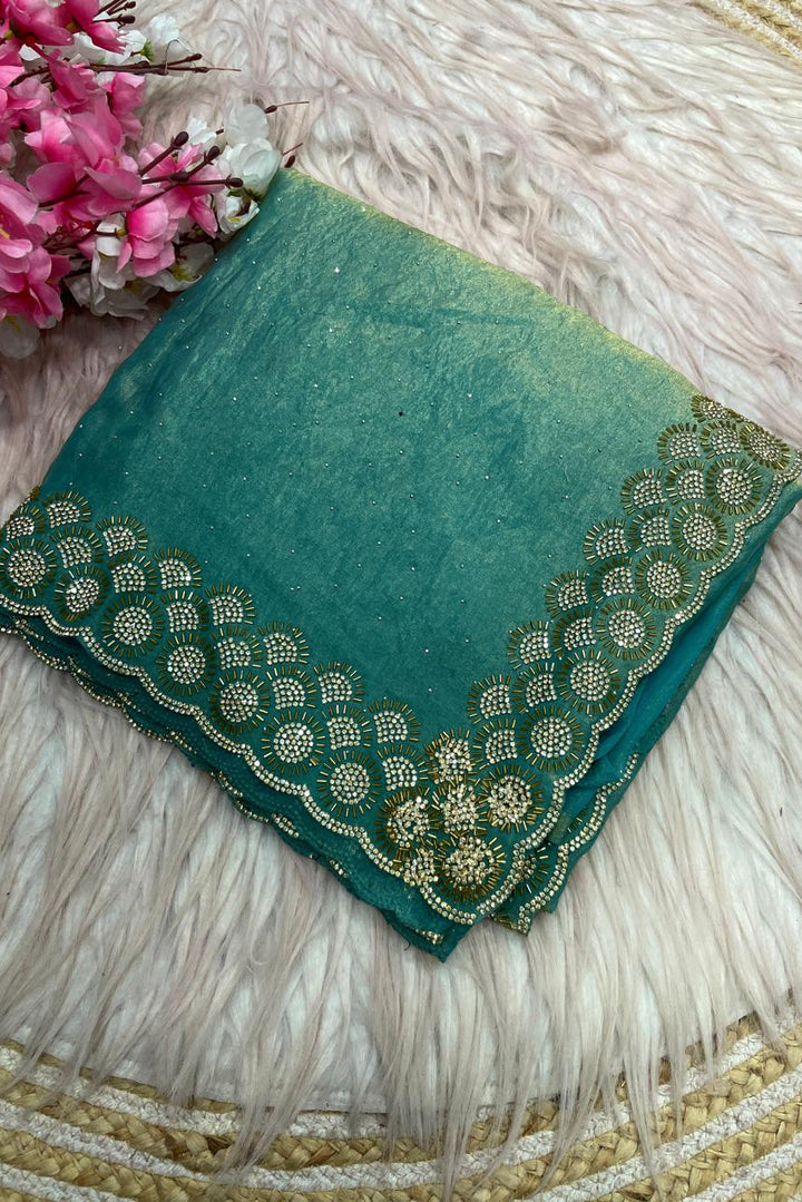 Grace Bloom Designer Space Silk Saree