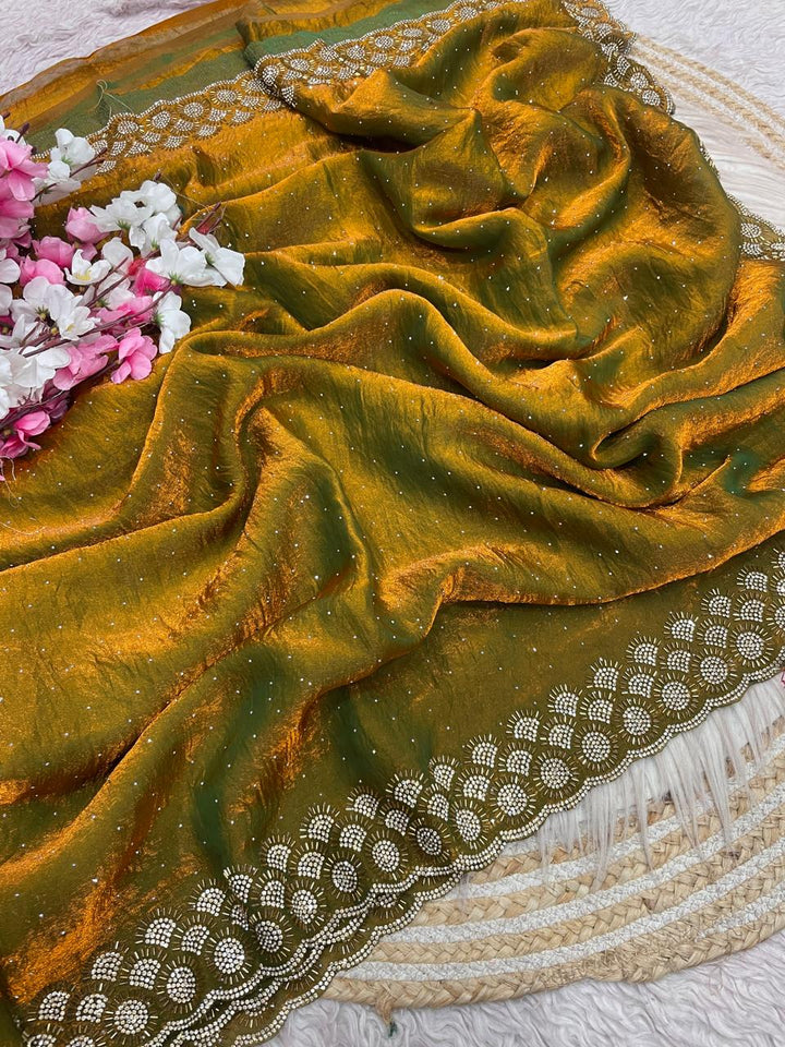 Grace Bloom Designer Space Silk Saree