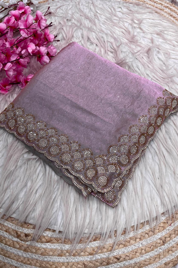 Grace Bloom Designer Space Silk Saree