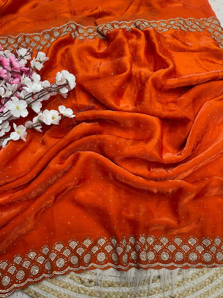 Grace Bloom Designer Space Silk Saree