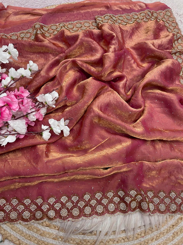 Grace Bloom Designer Space Silk Saree