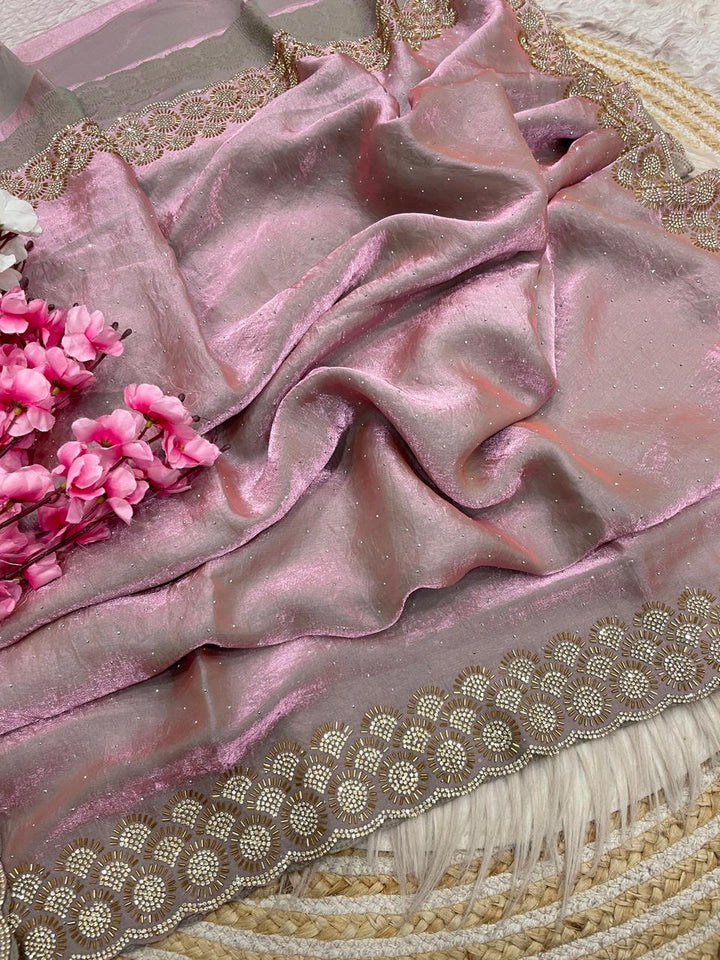 Grace Bloom Designer Space Silk Saree