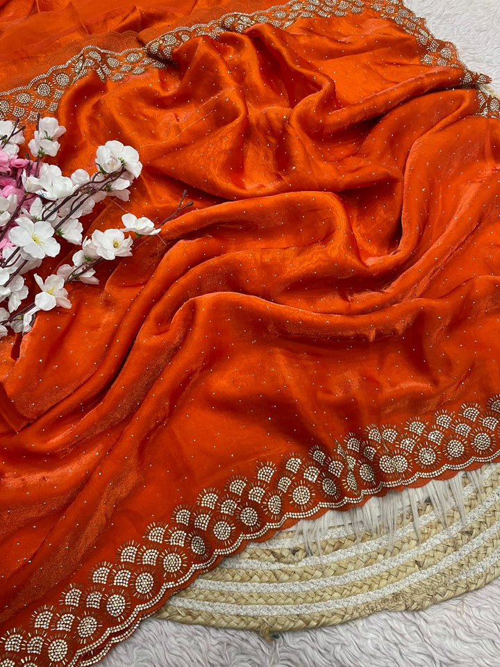 Grace Bloom Designer Space Silk Saree