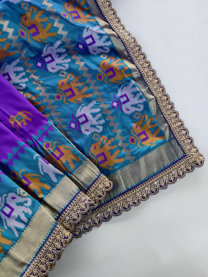Indian Touch Fancy Partywear Silk Saree