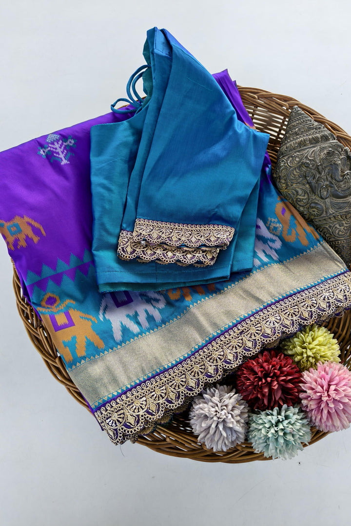 Indian Touch Fancy Partywear Silk Saree