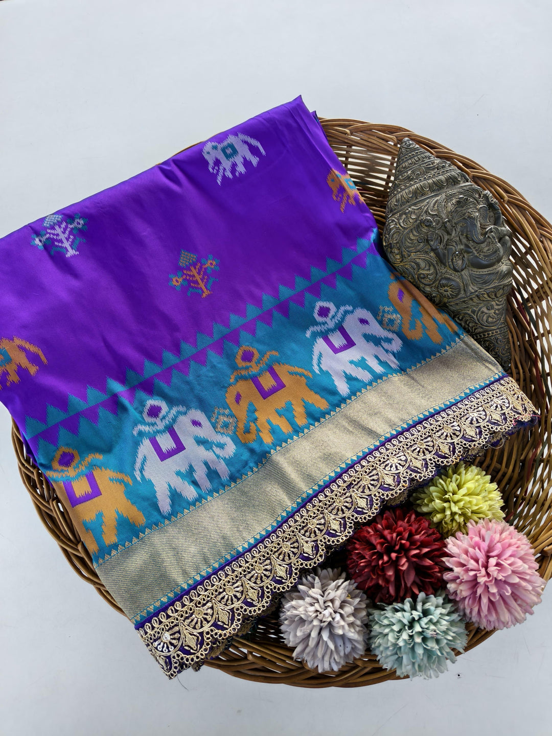 Indian Touch Fancy Partywear Silk Saree