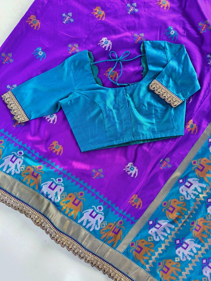 Indian Touch Fancy Partywear Silk Saree