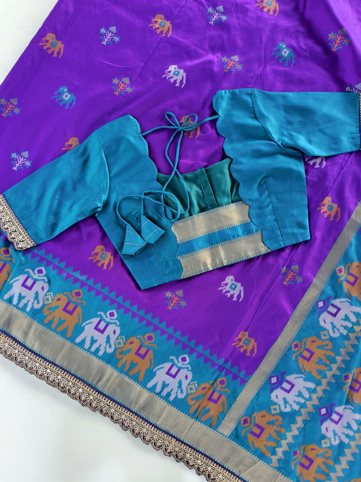 Indian Touch Fancy Partywear Silk Saree