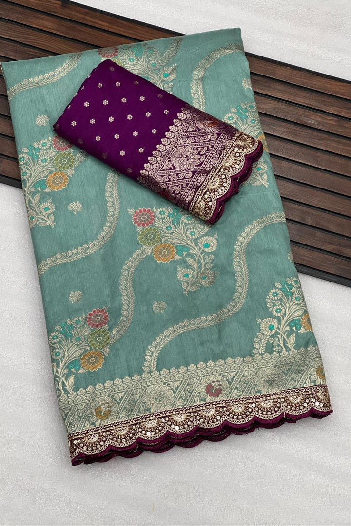 RaagRanjani Designer Dola Silk Saree