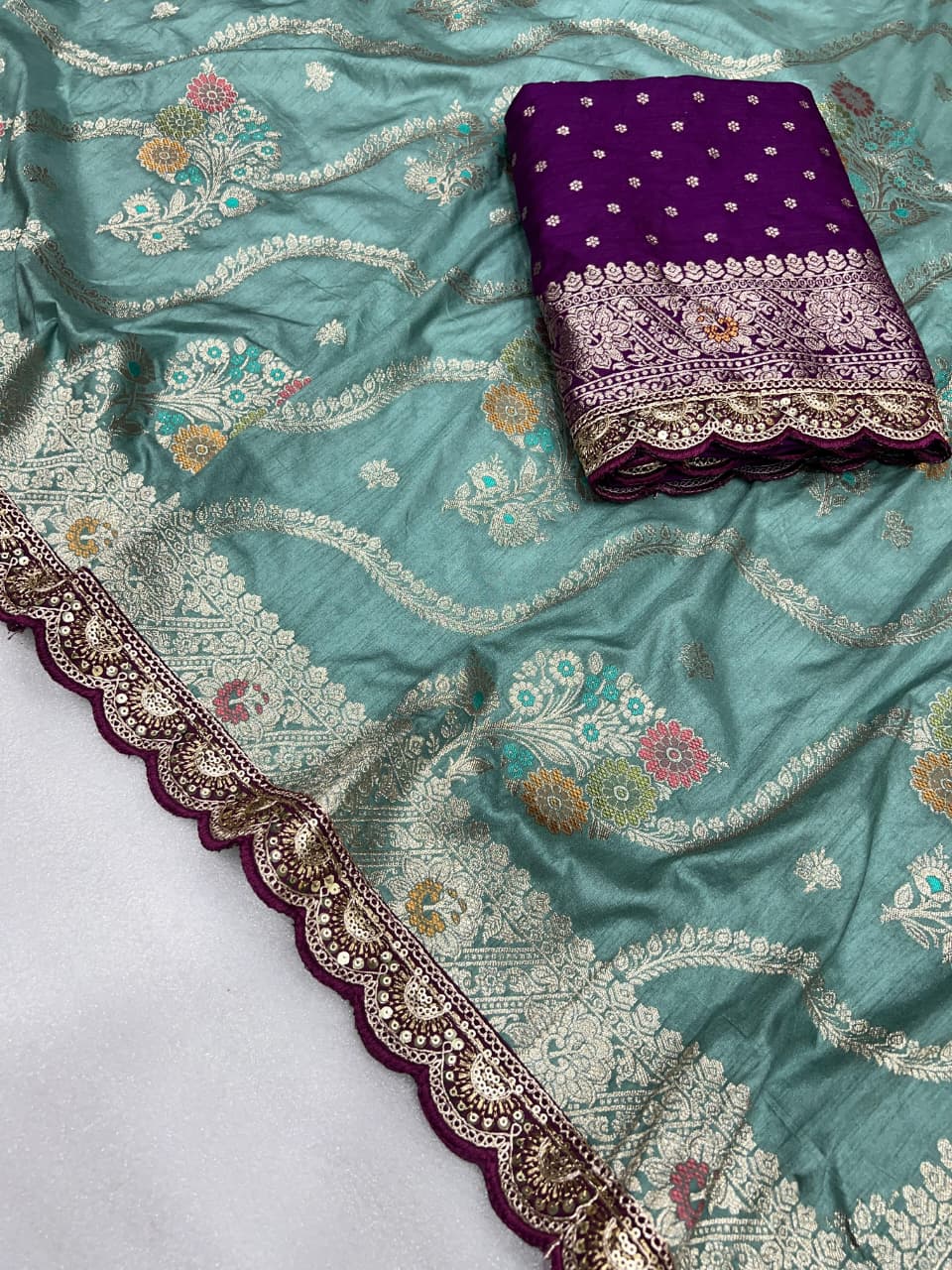 RaagRanjani Designer Dola Silk Saree