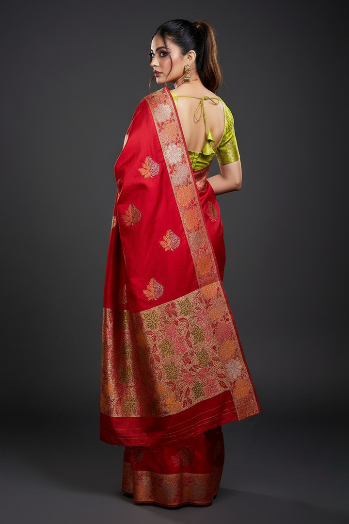 SurSanjh Designer Dola Silk Saree