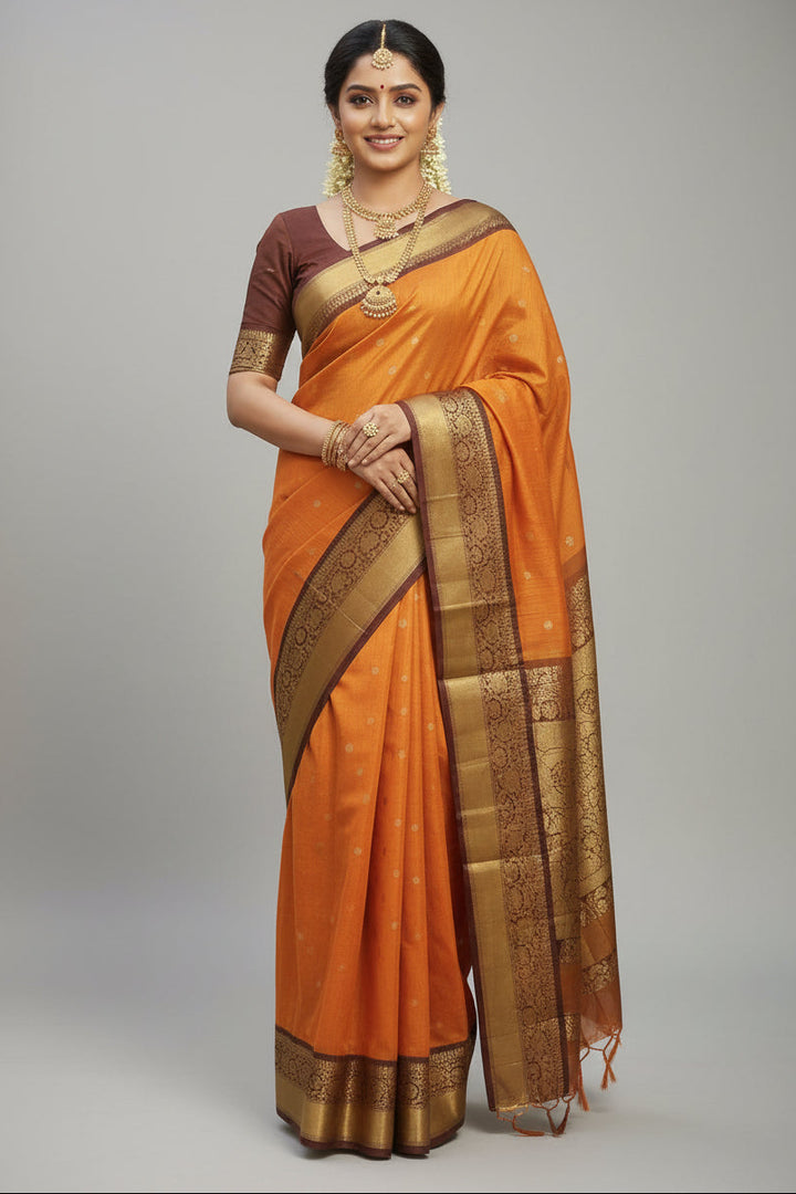 Silkway Glow Designer Katan Silk Saree