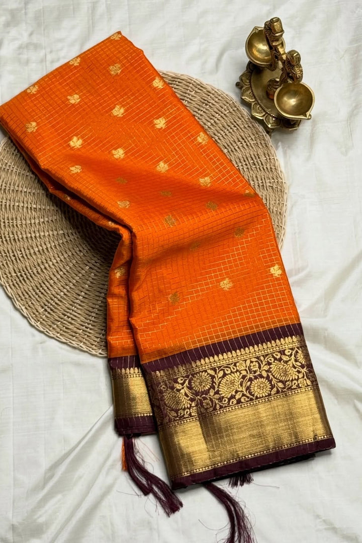 Silkway Glow Designer Katan Silk Saree