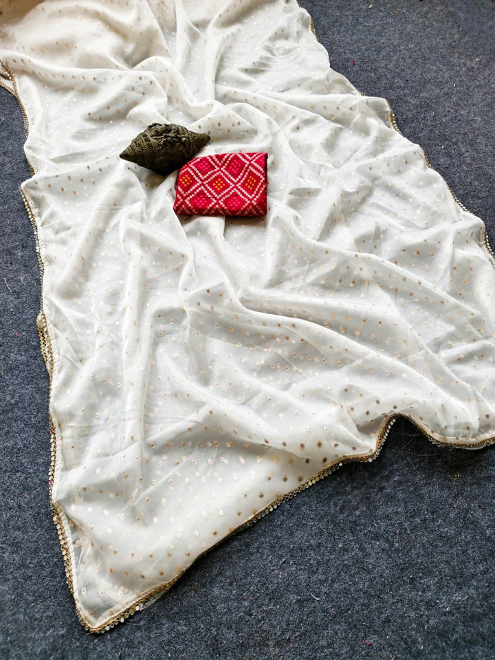 KritiMehfil Fancy Chiffon Organza Silk Saree