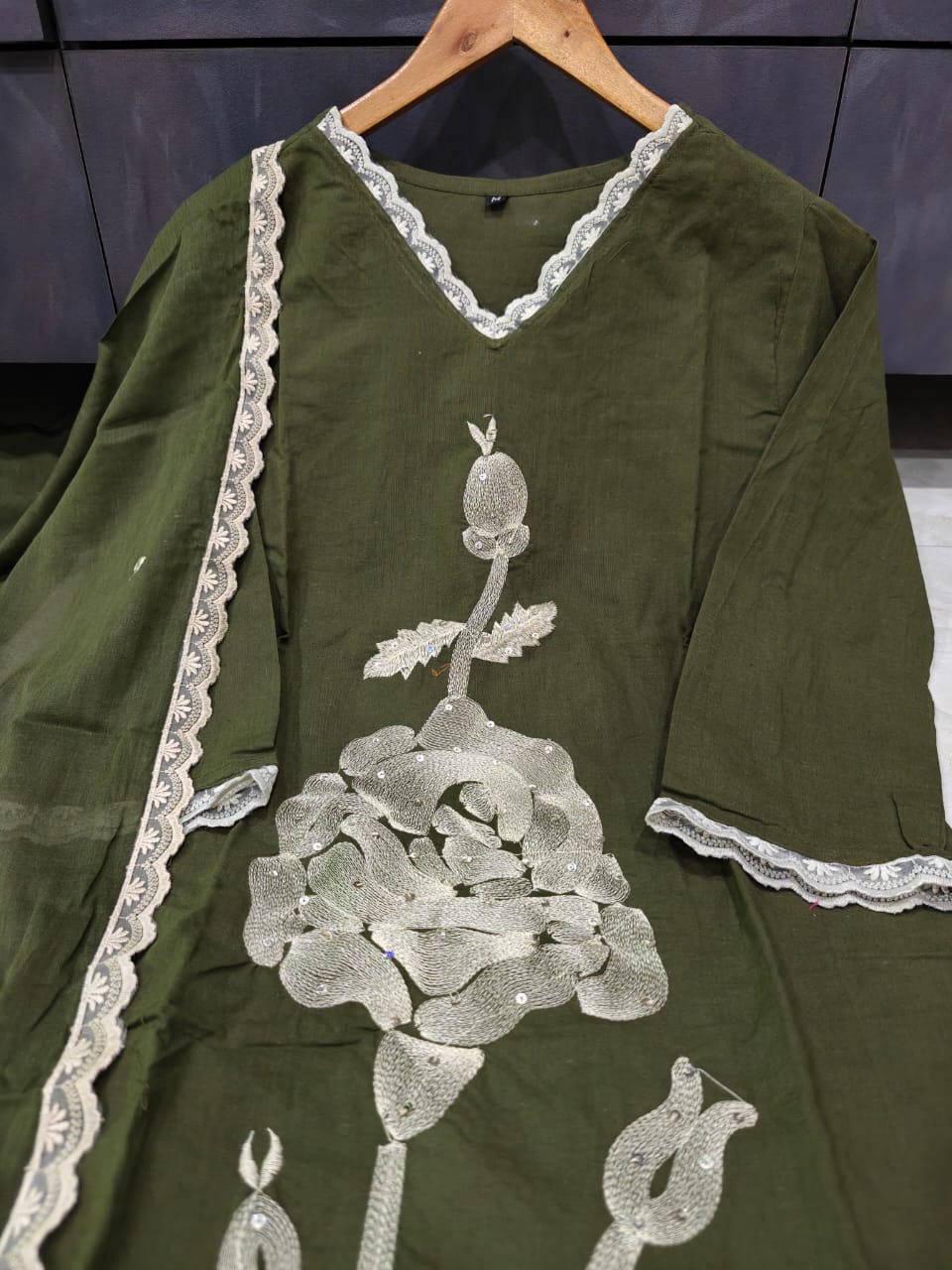 Gentle Muse Cotton Kurti Set