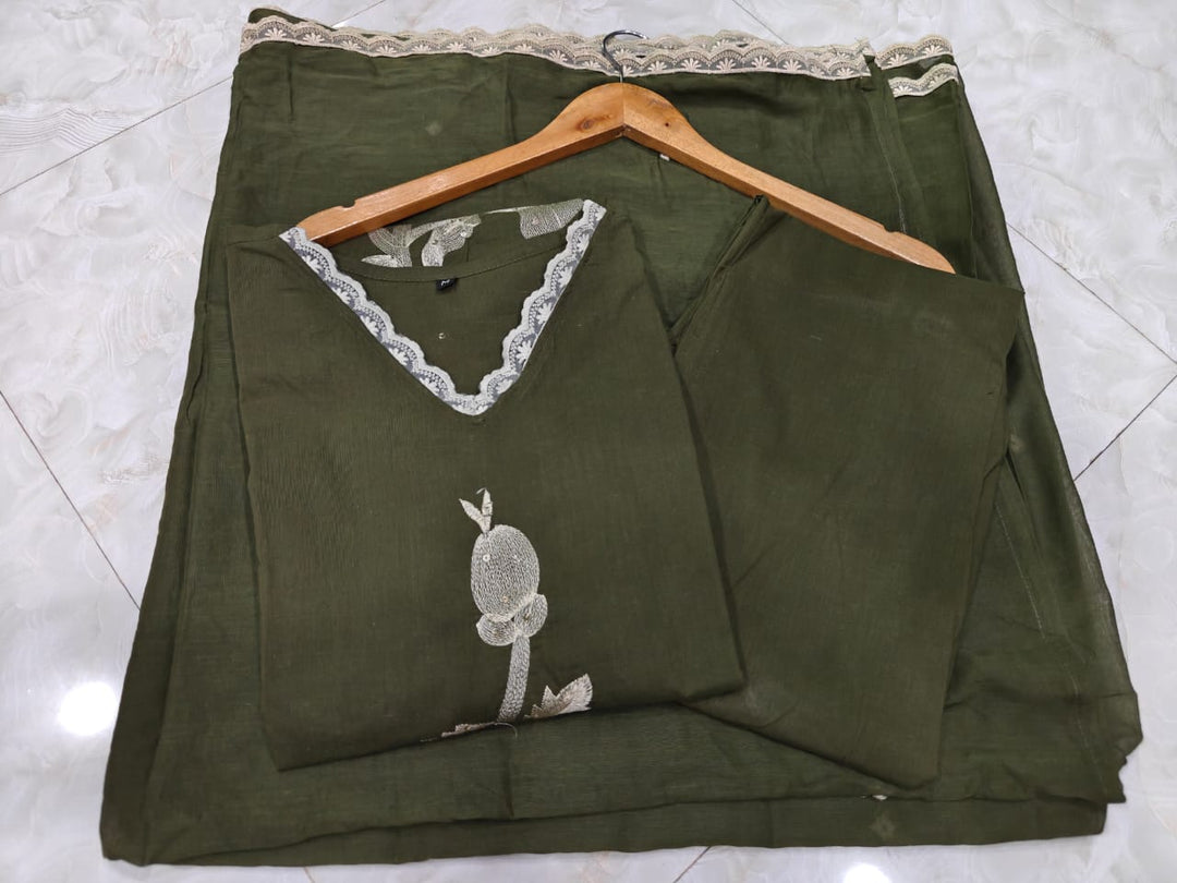 Gentle Muse Cotton Kurti Set