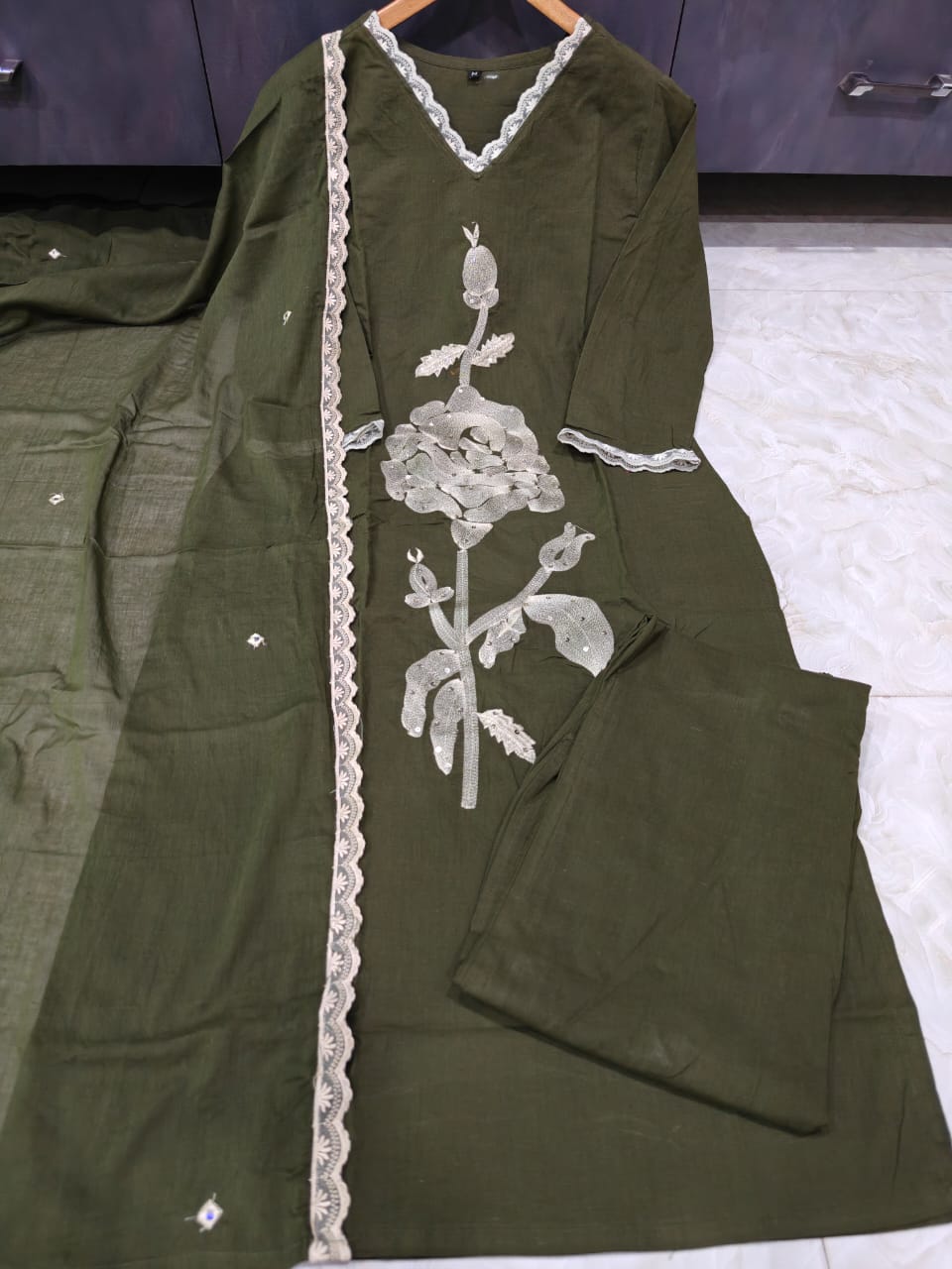 Gentle Muse Cotton Kurti Set