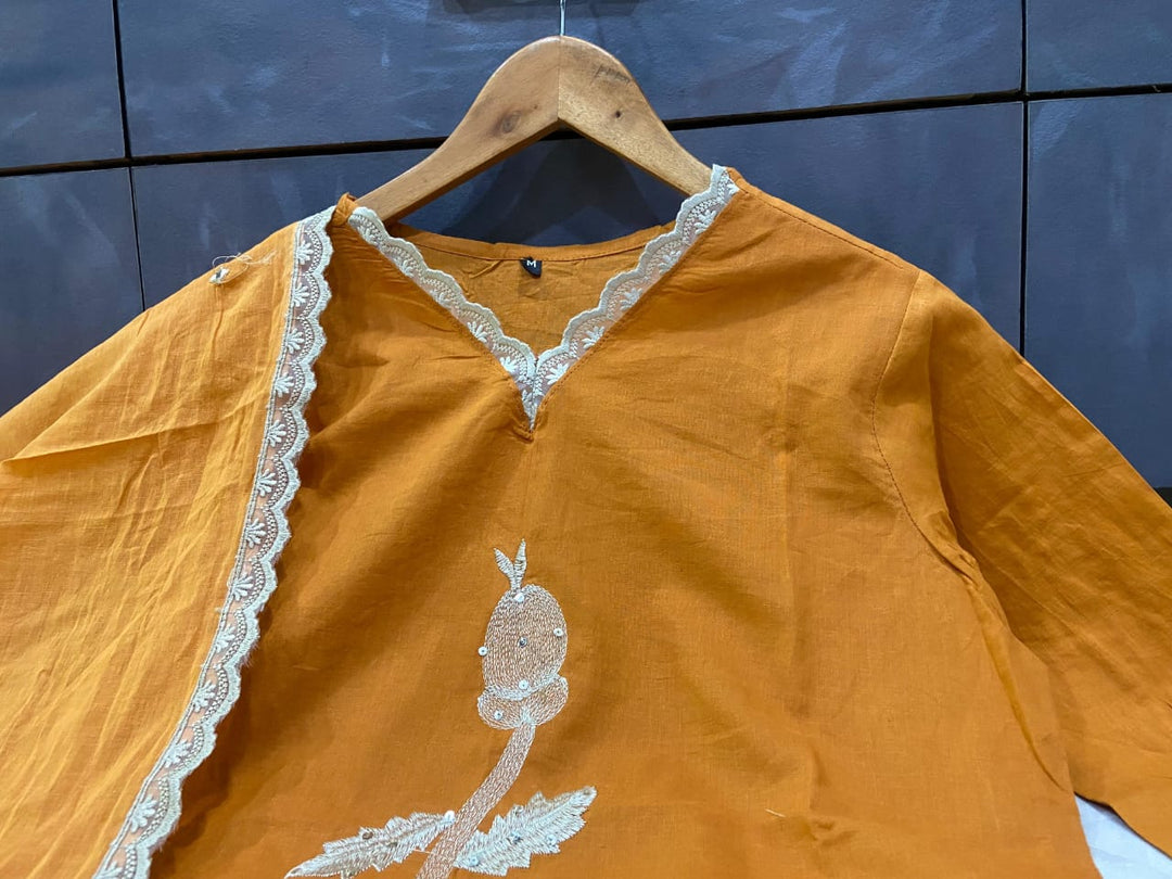 Gentle Muse Cotton Kurti Set