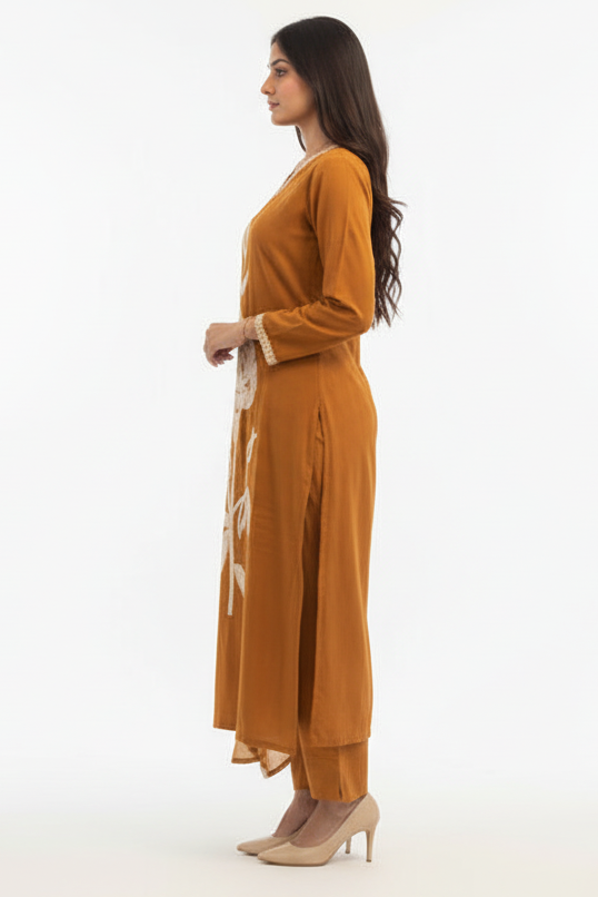 Gentle Muse Cotton Kurti Set