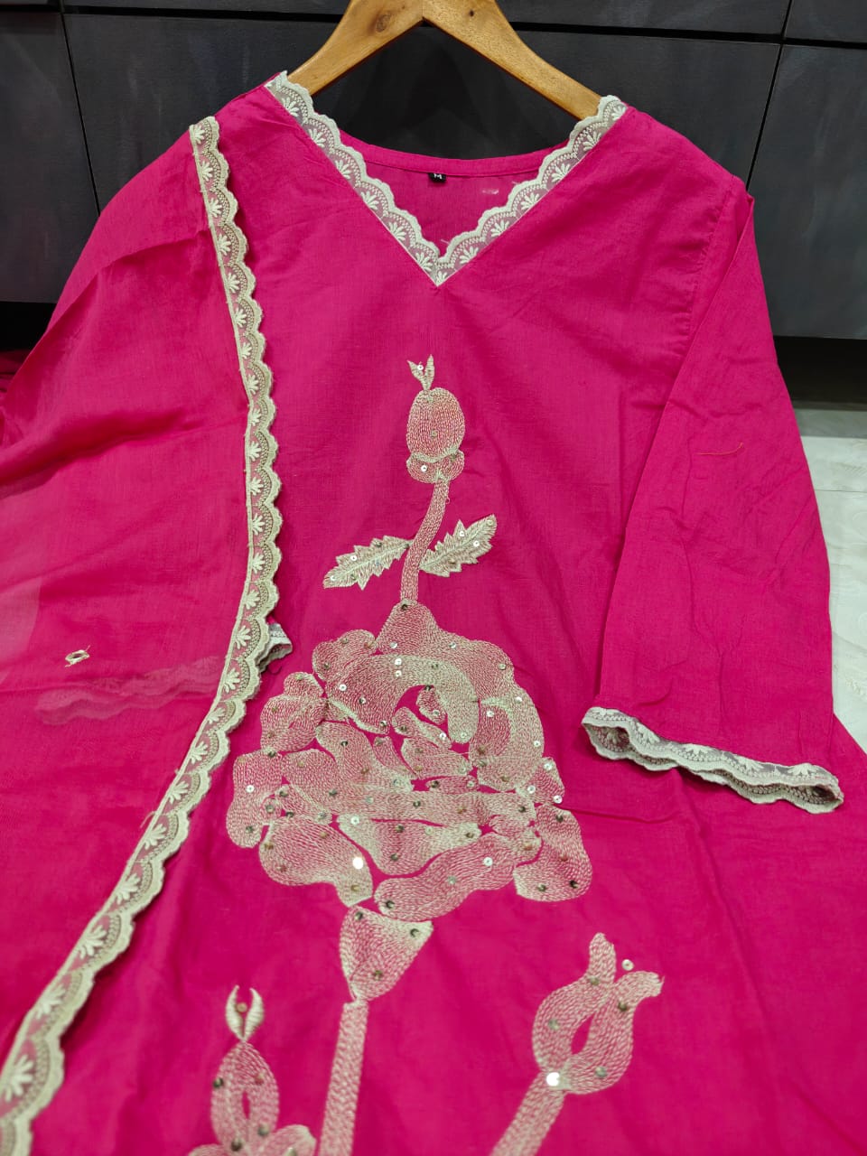 Gentle Muse Cotton Kurti Set