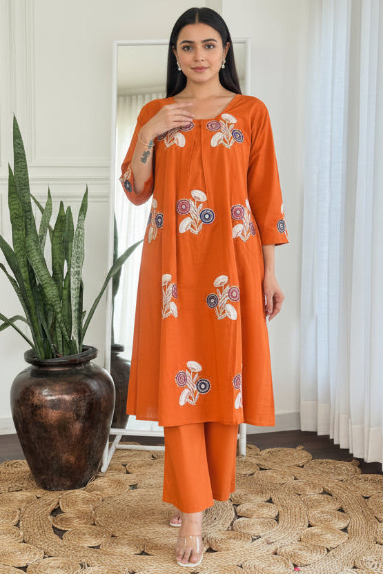 Quiet Desire  Designer Cotton Kurti Set