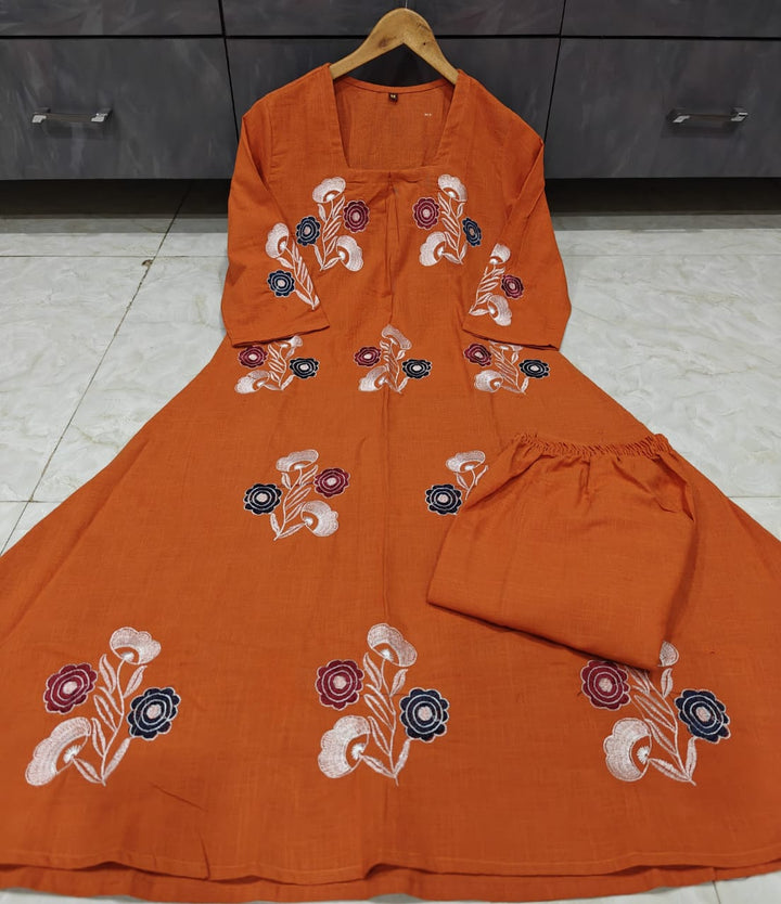 Quiet Desire  Designer Cotton Kurti Set