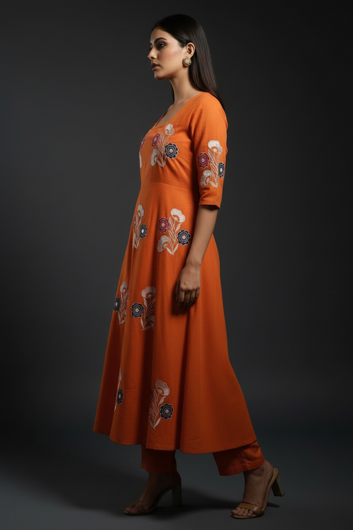 Quiet Desire  Designer Cotton Kurti Set