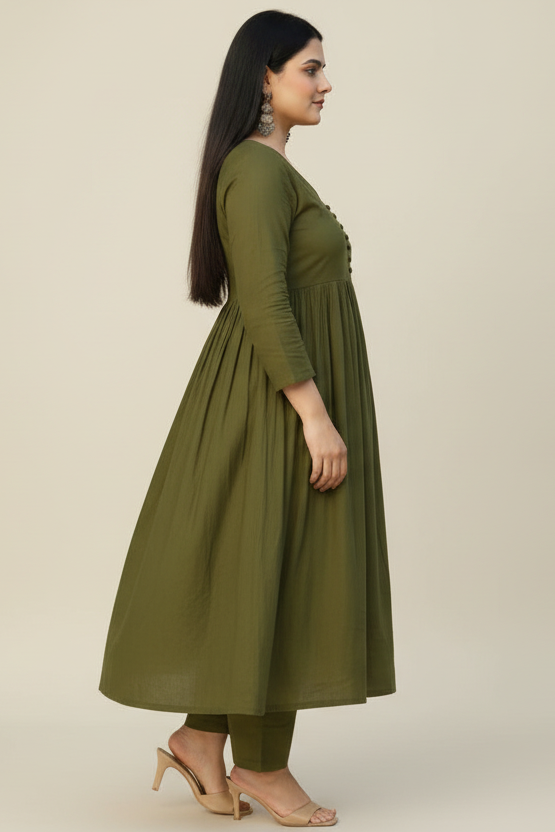 Heartfold Designer Cotton Coord Set