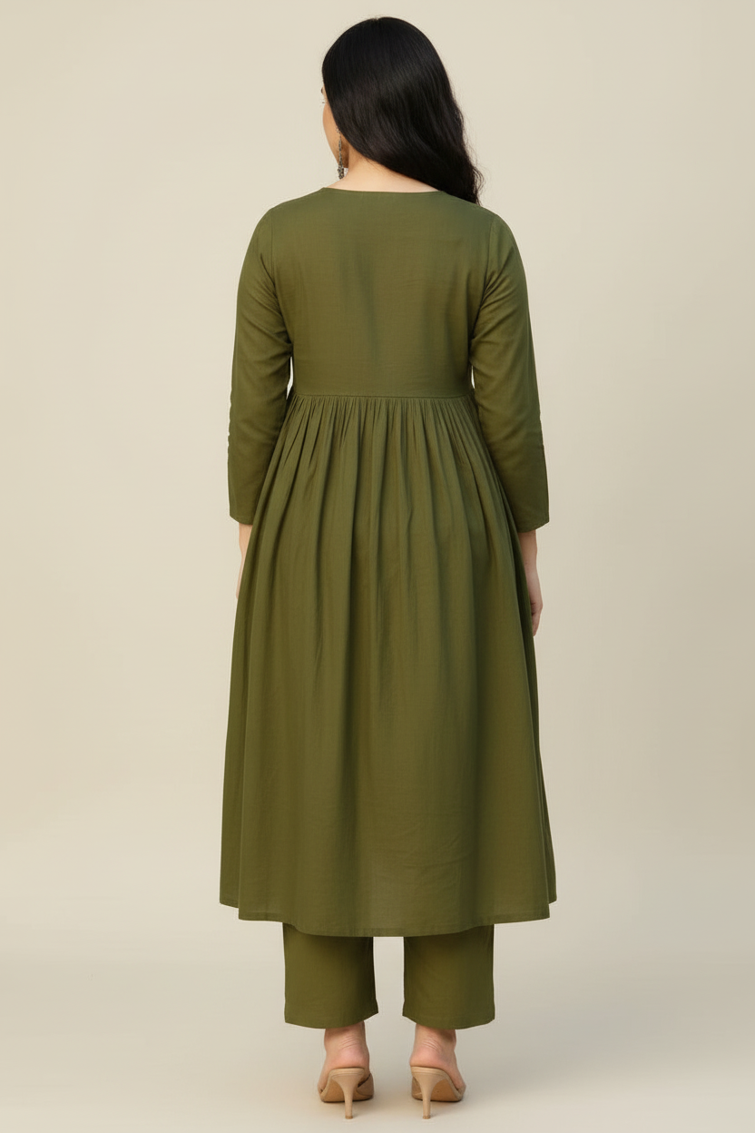 Heartfold Designer Cotton Coord Set