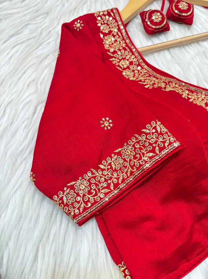 Symbol Of Love-Vichitra Silk Blouse