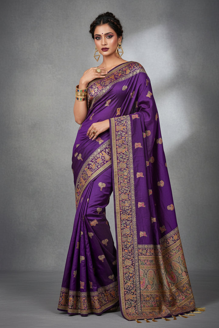 Her Essence Designer Pashmina Silk Saree