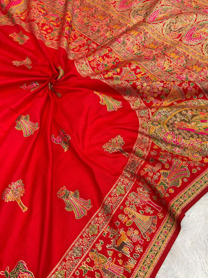 Her Essence Designer Pashmina Silk Saree