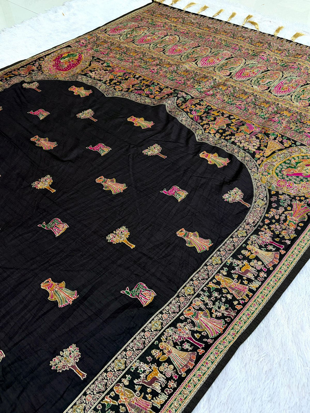 Her Essence Designer Pashmina Silk Saree