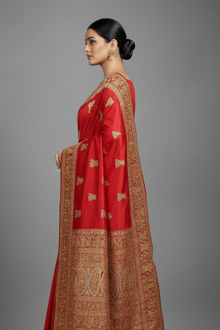 Her Essence Designer Pashmina Silk Saree