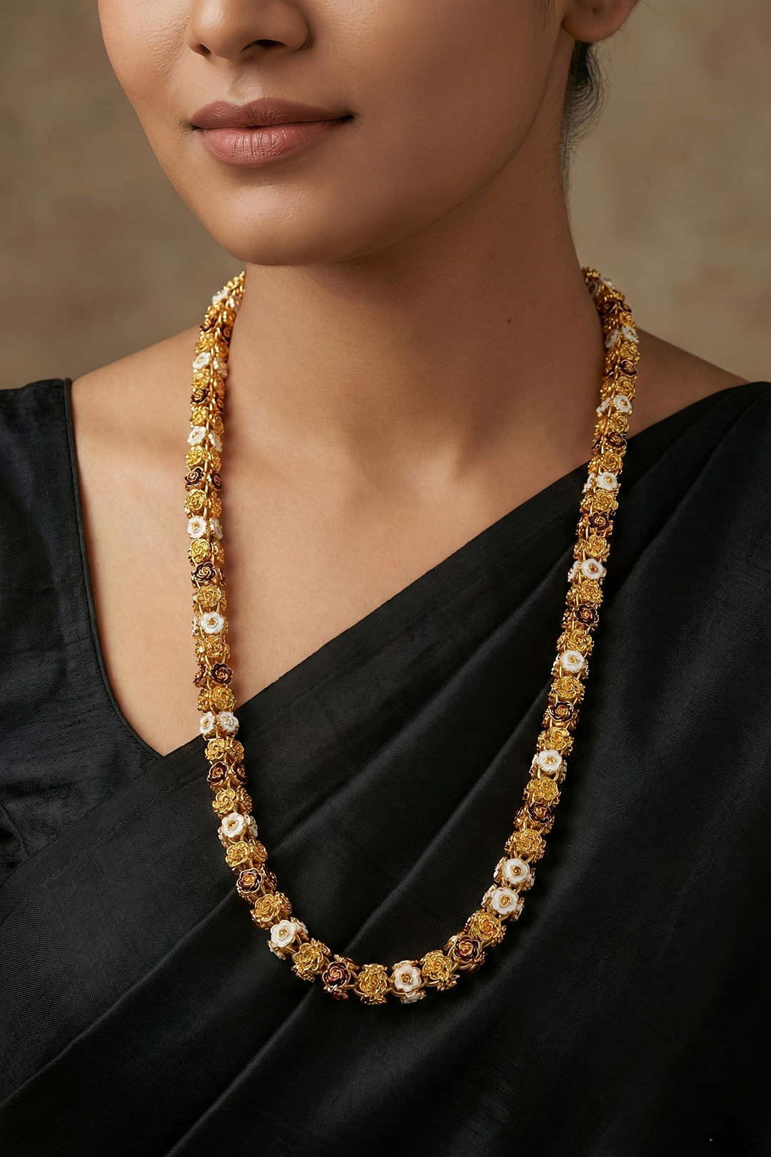 Rose Essence- Gold Plated Single Chain