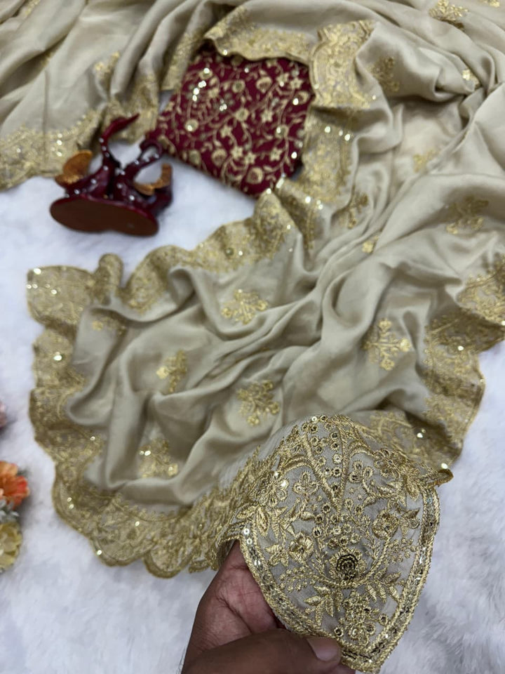 Forest Glow Designer Rangoli Silk Saree