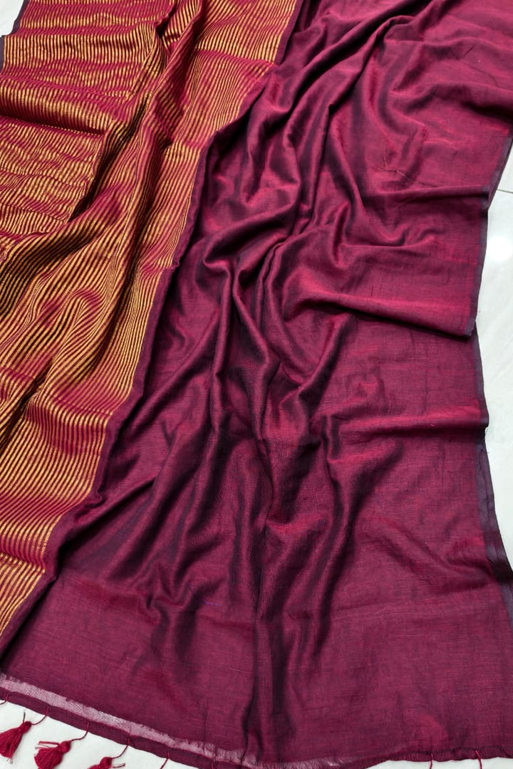 Shine And Smile Cotton Saree