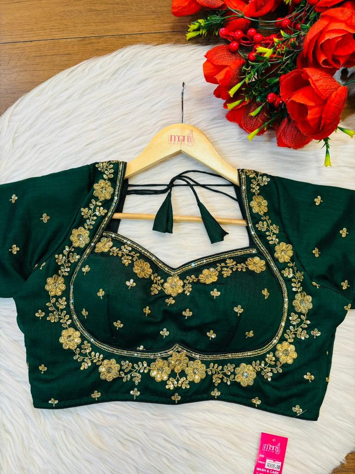 Jhalak-Zari Embroidered Blouse