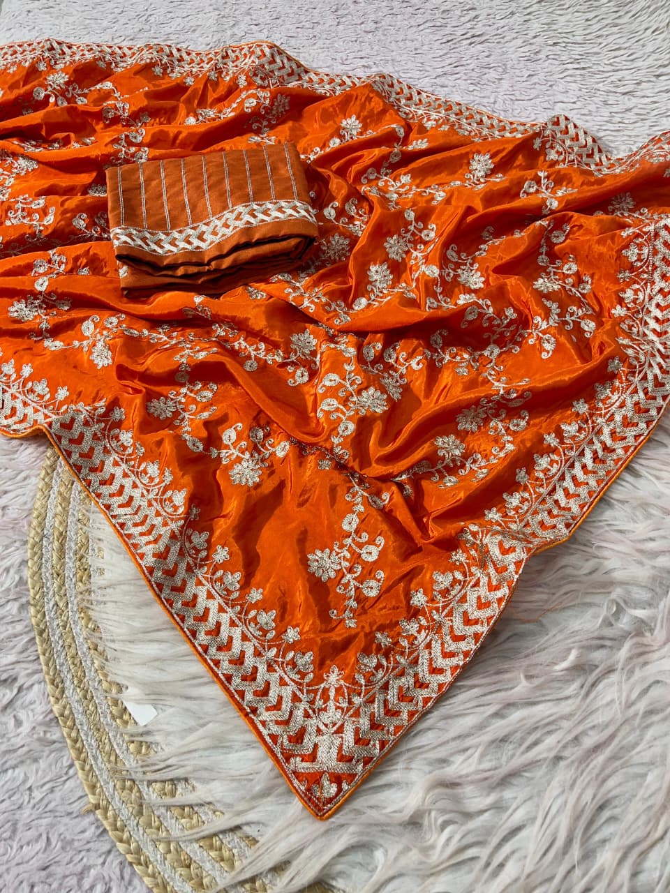 Elowen Glint Party Wear Look Silk Saree