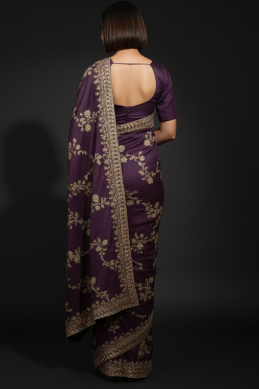 Elowen Glint Party Wear Look Silk Saree
