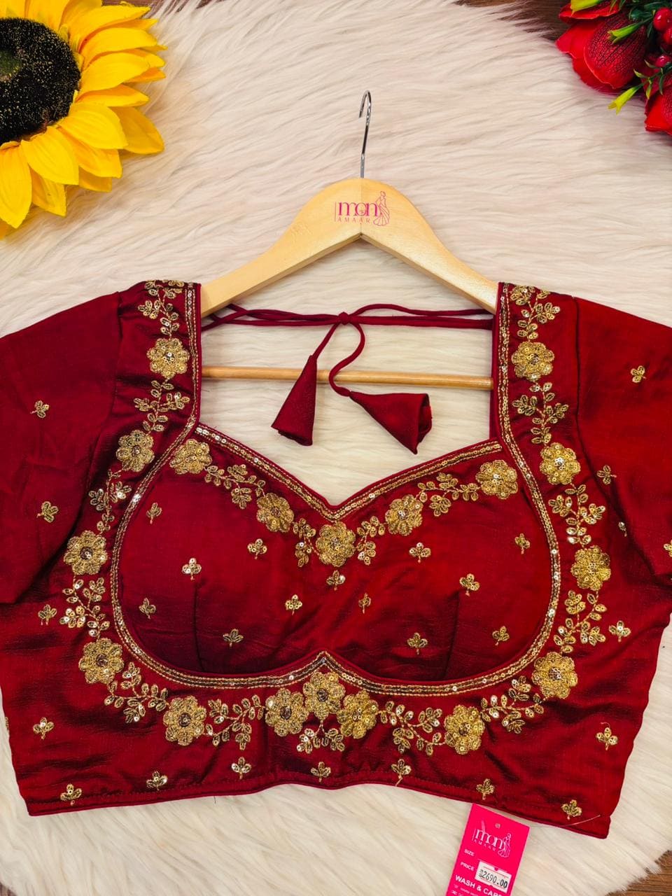 Jhalak-Zari Embroidered Blouse