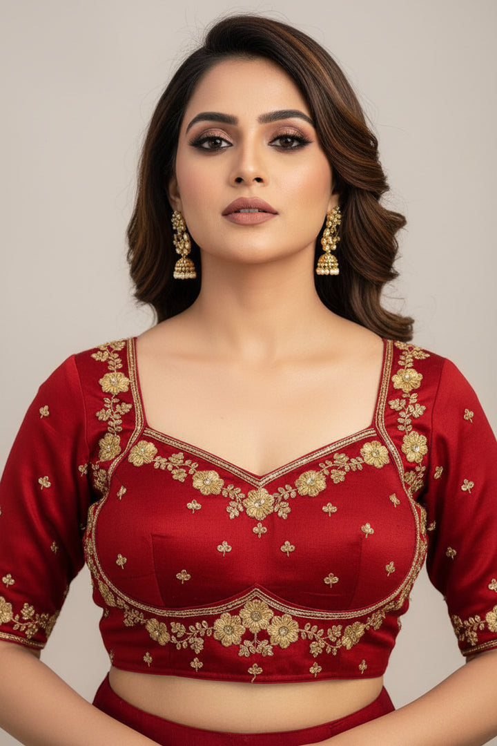 Jhalak-Zari Embroidered Blouse